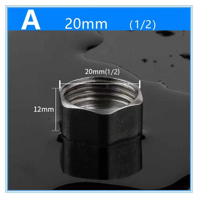 304 Stainless Steel Pipe Fitting Male-Female Thread Conversion Connect 1/4"  3/4"  1" Inch Thread Female Thread  4" Pipe Cap
