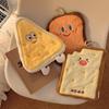 Coral Fleece Cartoon Cheese Hand Towel - Water Absorbent & Thick for Bathroom or Kitchen