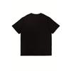 European Sizes Men's  T-Shirt- Black with White Geometric Print, Breathable Stretch Fabric, Regular Fit Short Sleeve Casual Wear, Fashionable Design