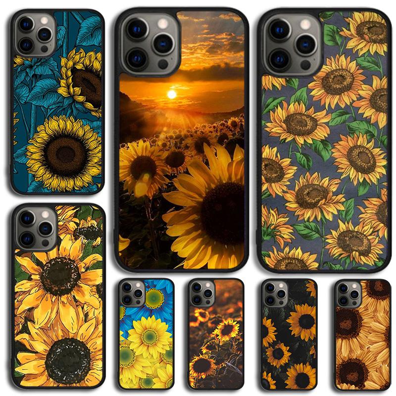 Sunflowers Forever Phone Case Cover For iPhone 17 Air 15 Pro MAX 16 Plus 14 12 11 13 Coque