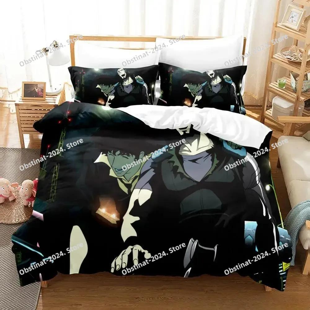 New Cowboy Bebop Beding Set Single Twin Ful Quen King-Sized Dimensionsd Dimensions Bed Linen Set Adult People Kid Bedrom Duvet Cover Sets 3D Game Bed