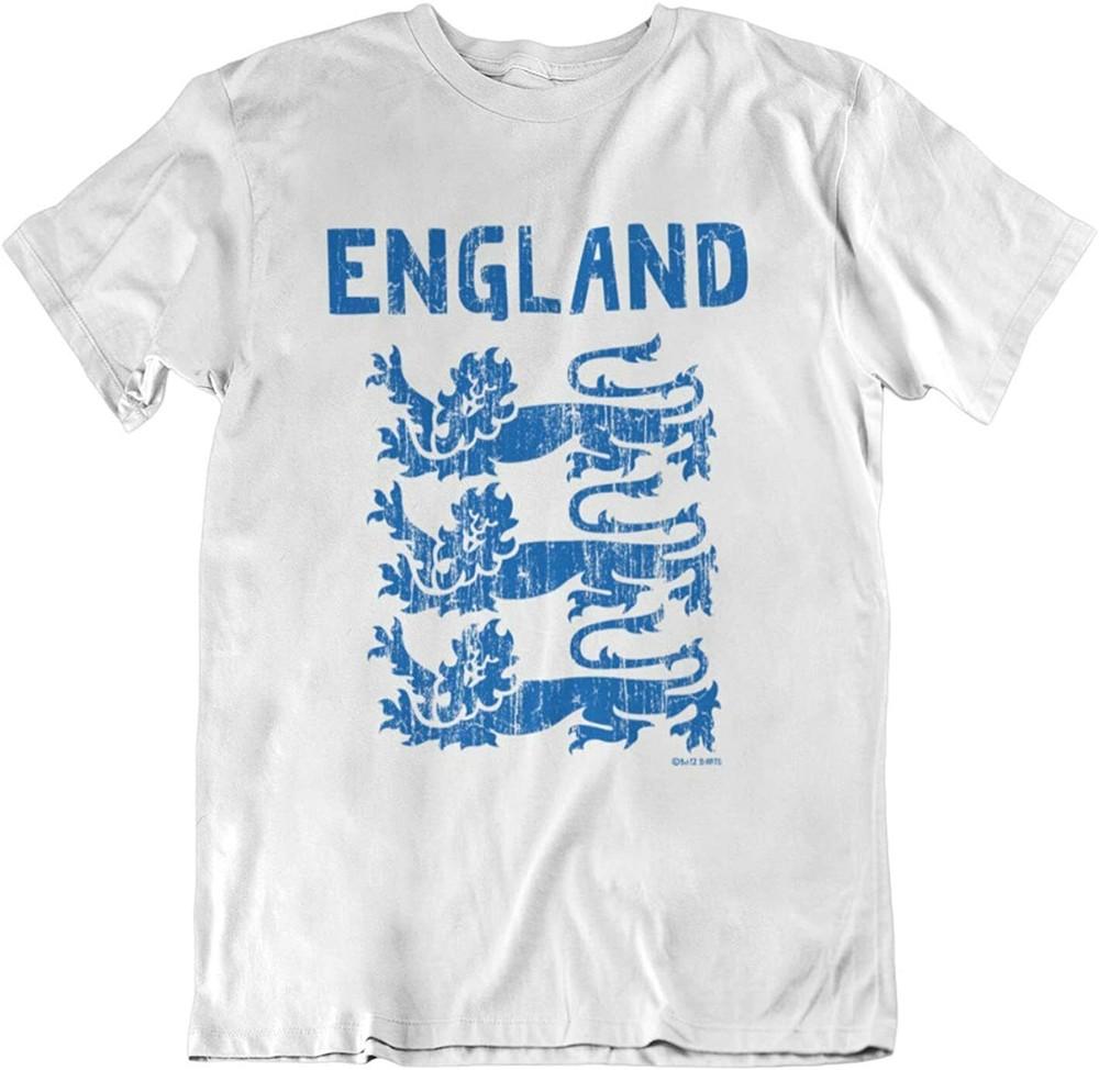 Adult or Kids ENGLAND Lion Icon Football T-Shirt 2024 World Euro Cup
