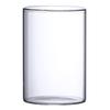 Transparent Glass Hydroponic Vase Minimalist Glass Vase Cylinder Flower Vase for Home Office Wedding Table