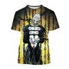 Sommer Hellraiser Horrorfilm 3D Druck T-Shirts Streetwear Herren Lässig Übergroß Rundhals Kurzarm T-Shirt T-Shirts Oberteile Kleidung
