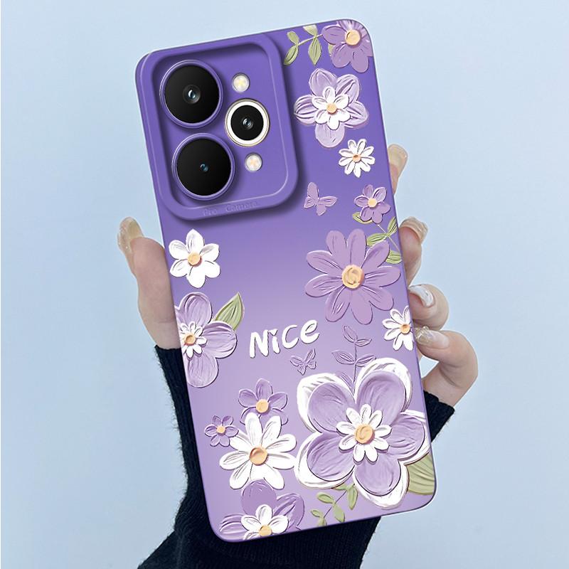 Fundas For Realme 15 Pro 5G Fashion Simplicity Flower Phone Case Shockproof Protection Soft Cover For Realme 15 15Pro 5G Coques