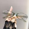 Diamonds Ladies Fashion Small Frame Anti-Blue Light Presbyopia Glasses Transparent Lenses Luxury Elderly Reading Glasses