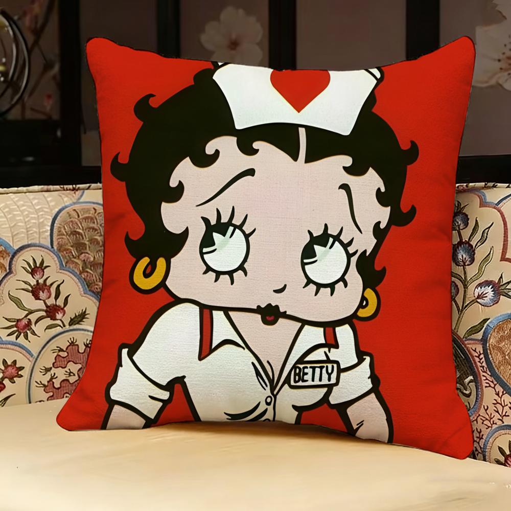 Beauty B-Betty B-Boop Pillow Case Pillowcase, Double-Sided Printed, Sofa Cushion, Bedroom Headboard Pillow