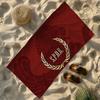 Drapeau Romain SPQR Serviette Douce Légère Anti-Sable Grande Serviette de Plage Séchage Rapide Bain Sports Famille