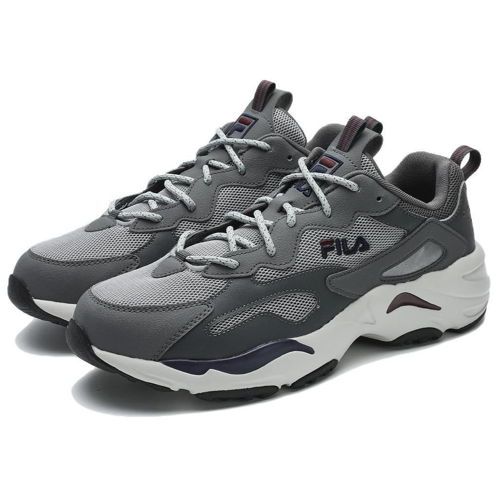 Fila Retro Serie Comfortabel Veelzijdig Duurzaam Ademend Lichtgewicht Lage Sneakers Casual Schoenen Heren Sneakers Grijs F12M422113FHQ