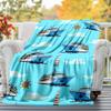 Cruise Ship Nautical Outdoor Flannel Blankets, Outdoor Travel, Home Blankets, Fan Gifts,Suitable for All Seasons, Christmas Gifts. R1127014