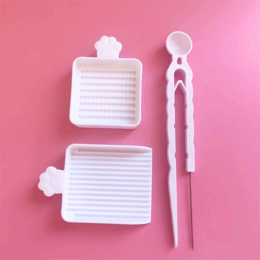 3/4/5Pcs/Set DIY Handmade Fuse Beads Picking Tray Kit 2.6mm Fuse Beads Efficient Padding Fuse Bead Single Needle Tweezer