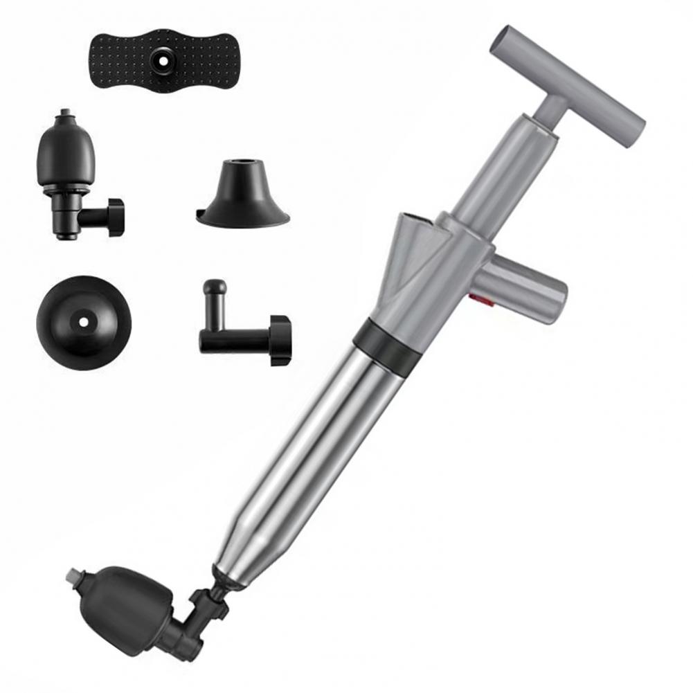 Powerful Pipe Plunger Electric High-pressure Air Guns Toilet Plunger Bathroom Sink Shower Kitchen Clogged Pipe Drain Unblocker