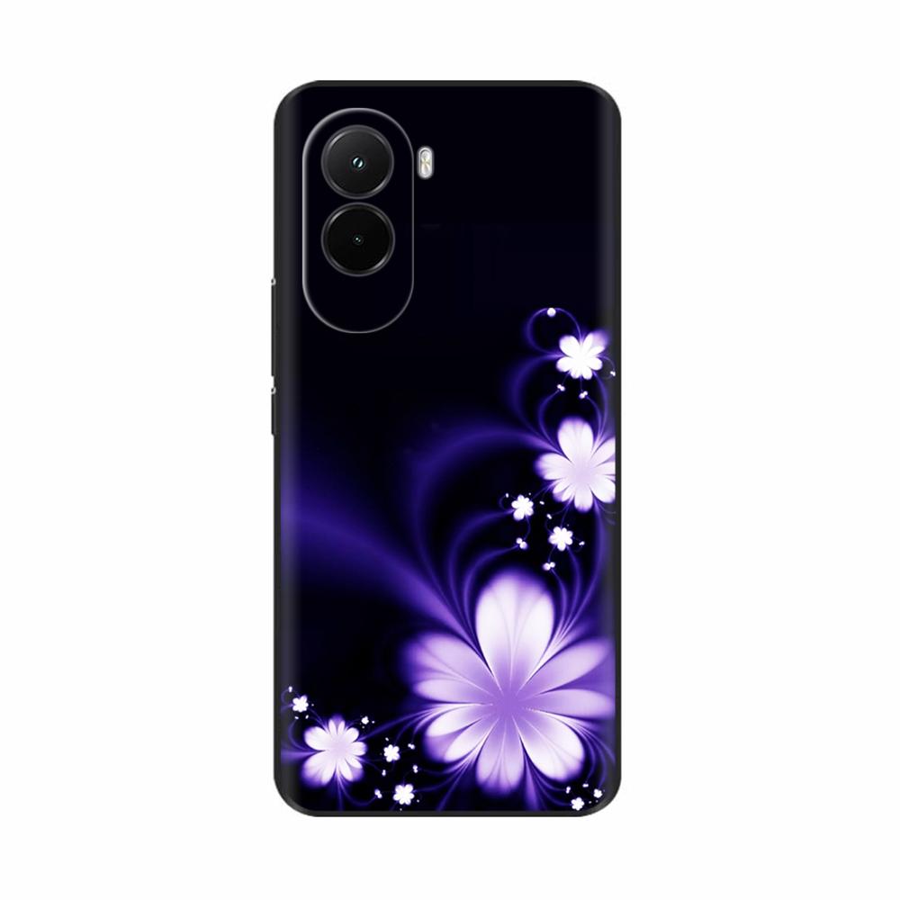 Weiche Hülle für Xiaomi Poco M7 4G Luxuriöser Druck-Rückdeckel für PocoM7 M7 Silikon-Stoßfänger Schutz Stoßfest Capa pocom7 4G Coque