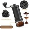 Râșniță de cafea manuală râșniță de cafea din ceramică reglabilă manuală pentru măcinare fină și grosieră râșniță portabilă de condimente pentru călătorii acasă