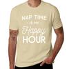 Nap Time Is My Happy Hour T-Shirt Korean Fashion Plus Sizes Customs Mens Big and Tall T Shirts