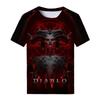 New Game Diablo 4 3D Printed T-Shirts Men Women Casual Fashion Streetwear Oversized Short Sleeve T Shirt Kids Tees Tops Clothing