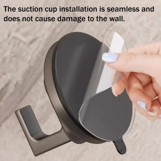 Adjustable Waterproof Suction Cup Hook No Punching Wall Hook Strong Load-Bearing Wall Hanger for Kitchen Bathroom Storage Organization