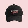 Casquette de baseball profonde à grande tête montrant un petit visage Casquette de baseball brodée de lettres déchirées Homme