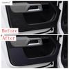 Car Inner Door Anti Kick Film Protective Anti-Scratch Carbon Fiber Look Stickers Accessories For Citroen C5 Aircross 2018 - 2024