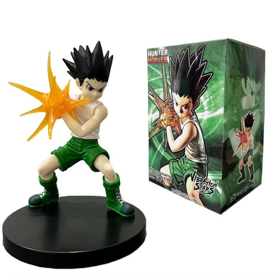 Anime Full Time Hunter Handmade Battle Little Jie Qi Ben Cool La Picaier Fans Siso Kurolo Handmade Children's Toy PVC Model