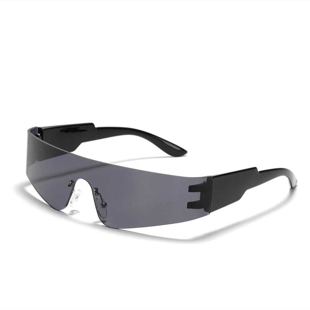One-pieces Sunglasses Men Women Stylish Rimless Punk Multicolor Male Shades Eyewear New Trendy Female UV400 Sun Glasses Quality
