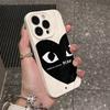 Black Love iPhone17promax Mobile Phone Case Is Suitable for Apple 16promax Pleats 14 Matte 15 Personality