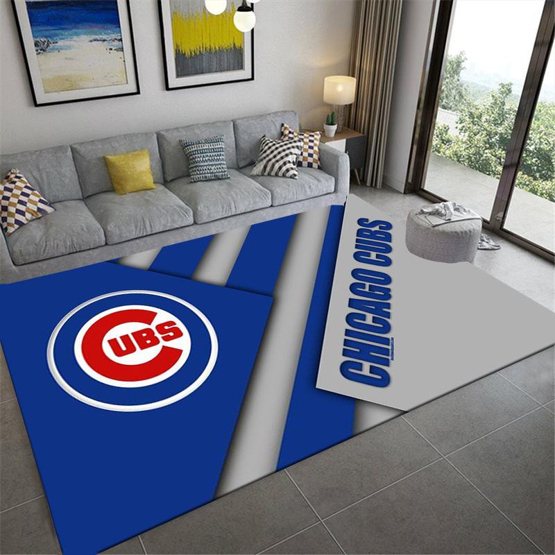Chicago Cubs Carpet Rug for Living Room Bedroom Home Sofa Decoration,Kids Play Non-slip Floor Mat