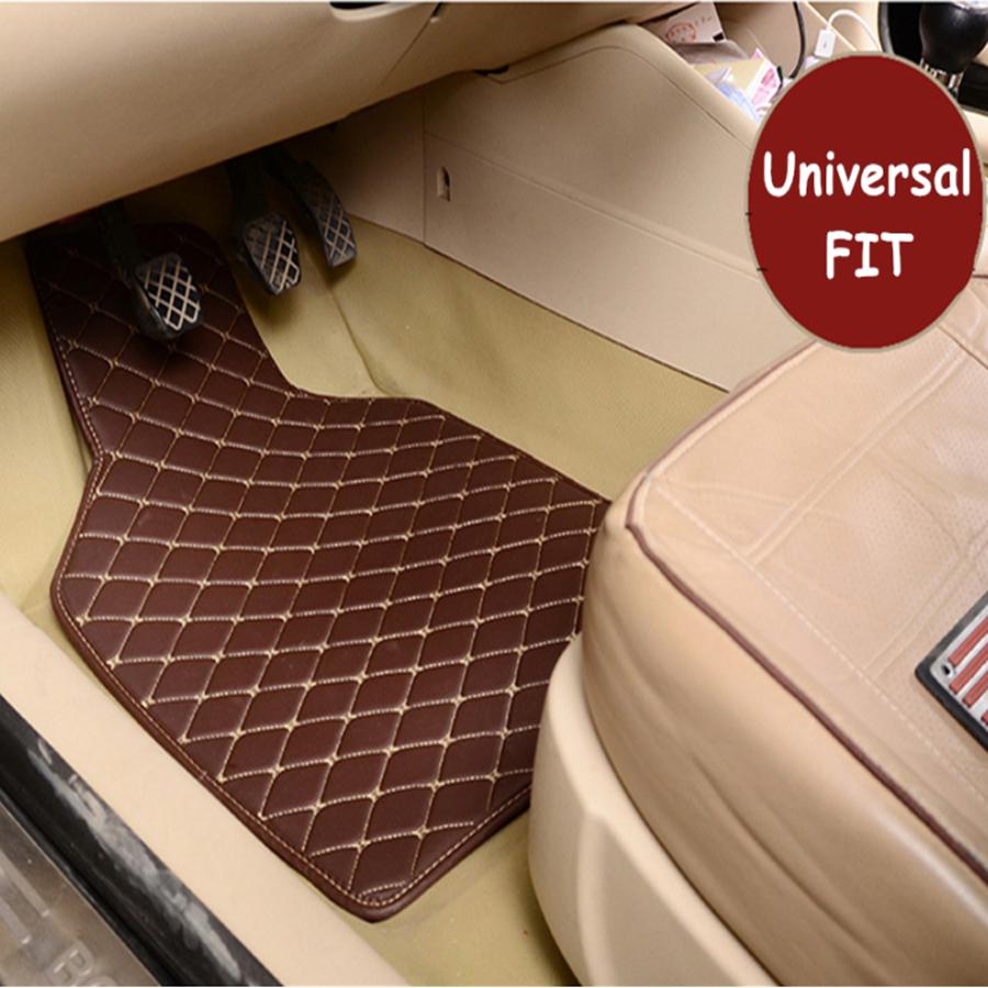 Universal Fit 4PCS XPE Leather Car Floor Mat For Peugeot 206 207 301 307 408 308 308S 508 508L 2008 5008 3008 4008