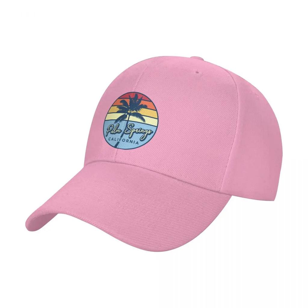 Palm Springs California Baseball Cap Sports Fishing Hat Sunhat Cosplay Girl Unisexs