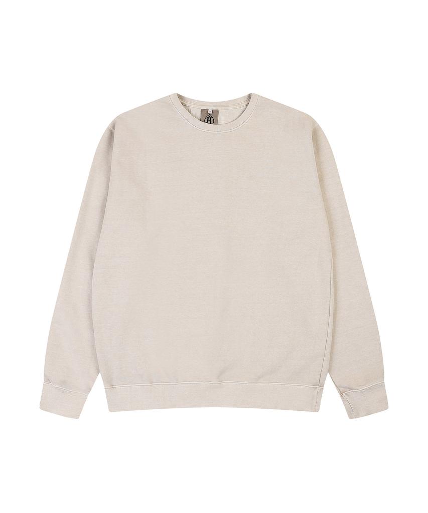 ADERNM Pigment Dyed Essential Sweatshirt (Beige)