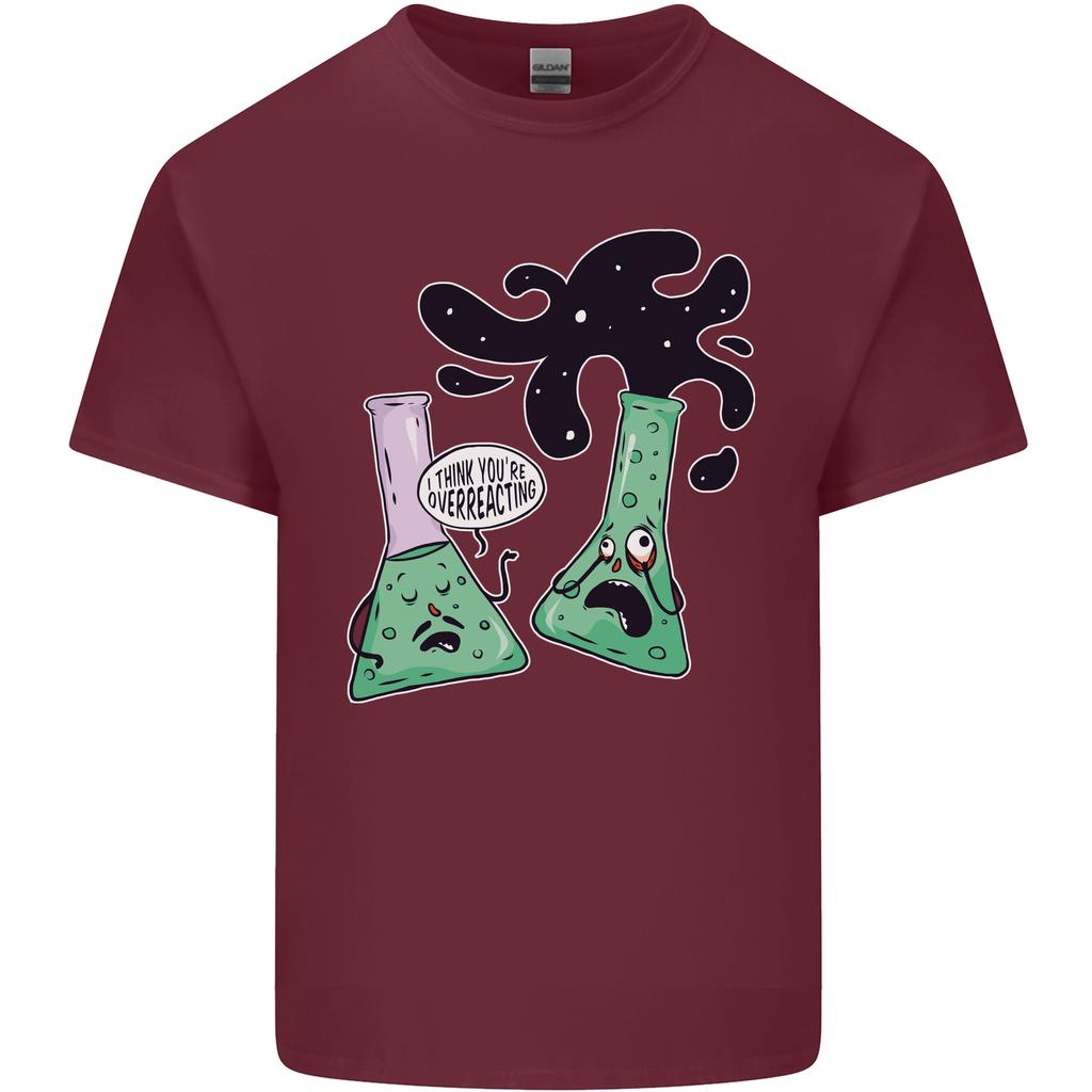 Funny Chemistry Overreacting Geek Nerd Unisexs Light Cotton TShirt