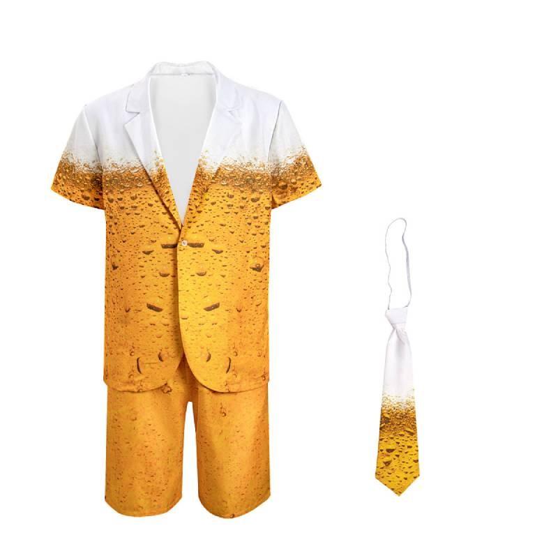 Oktoberfest Cosplay Kostüm für Herren mit Polyester Bühnenkleidung für Halloween und Partygebrauch