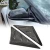 For Toyota GR Supra A90 A91 Mk5 2019-2026 Real Carbon Fiber Car Rearview Mirror Side Window Spoiler Side Wing Triangle Cover