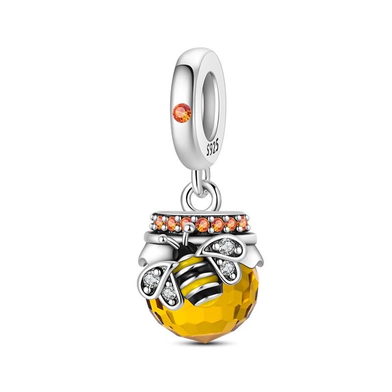 Colorful Copper Glow In The Dark Snowflake Snowglobe Dangle Charm Fits Necklace For Women Bracelet Glass Beads Gift