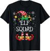 Elf Squad Christmas Family Matching Christmas T-Shirt