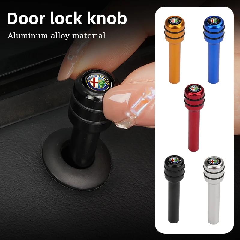 Car Sticker For Alfa Romeo 159 147 Car Interior Auto Lock Door Lift Alloy Safety Pin For Alfa Romeo Giulietta 159 147 156 166 Mi EO0