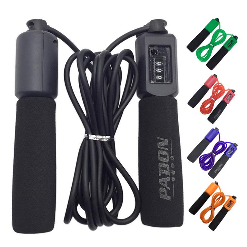 Jump Ropes With Counter Sports Fitness Adjustable Counting Jump Skip Rope