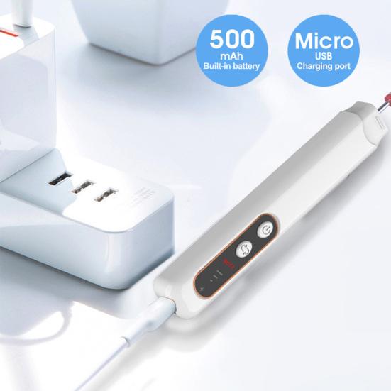 Portable Cordless Electric Nail Drill Kit with 6 Drill Bits USB Rechargeable 3 Speeds Adjustable Nail Sander Tools Remove Dead Skin Acrylic Nail Gel