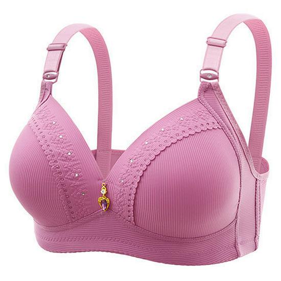 Plus Size Full Coverage Adjustable Supportive Wire-Free Bra