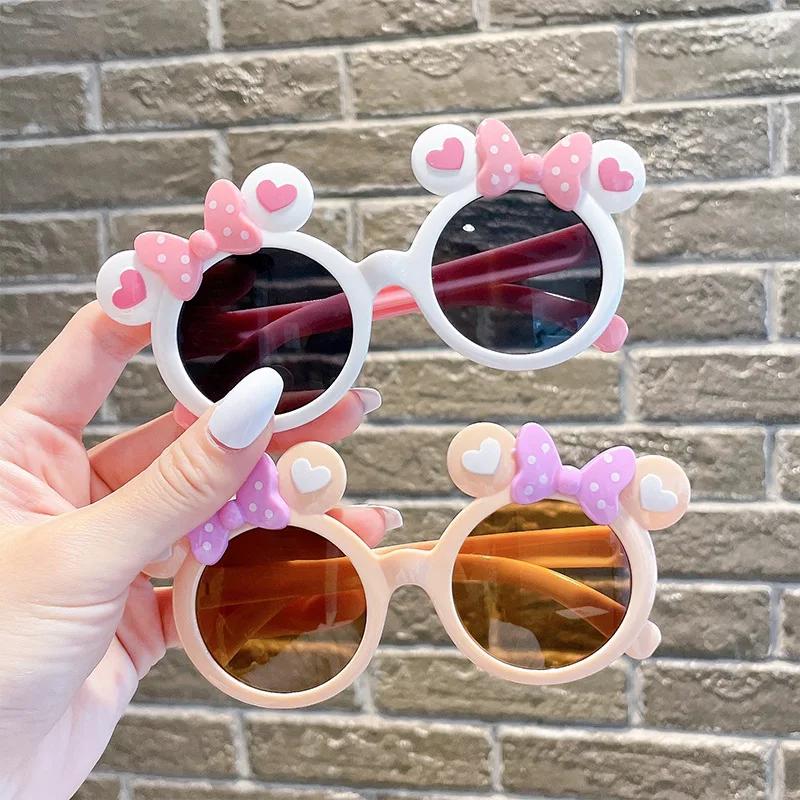 Children Cute Cartoon Sunglasses Boy Girl Outdoor Sun Protection Summer Baby Sport Shade Glasses Kid Uv400 Sunglasses