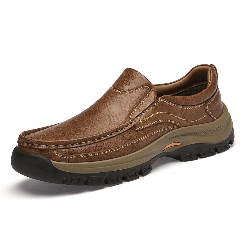 Men's Hand-Stitched Fashion Loafers Loafers High Quality Breathable Men's Casual Shoes Outdoor Men Sneakers Big Size 48