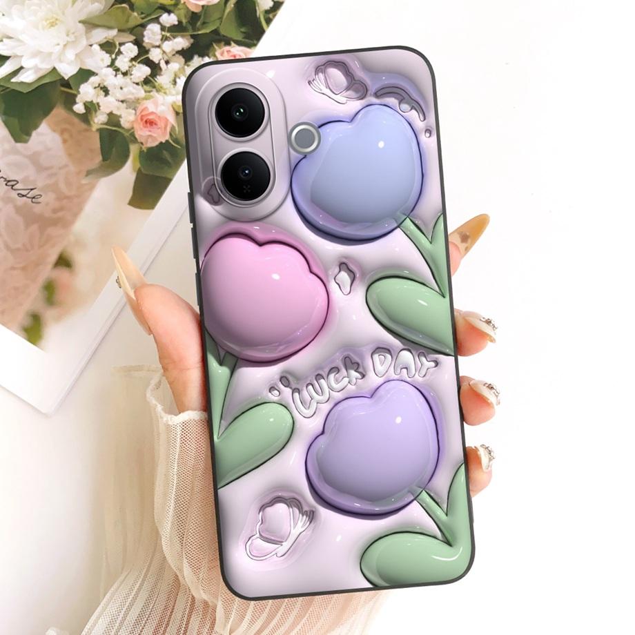 Kvetinové Daisies Slnečnice Puzdrá Pre Telefón Vivo V60 Lite V60 5G Vivo V2530 V2511 Kryt Tekutý Silikón Mäkký Nárazuvzdorný Nárazník