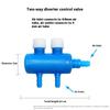1Pcs Fish Tank Pump Parts Tube Oxygen Pipe Split-Flow Practical Aquarium Air Pump Flow Control Valve Distributor Hose Splitter