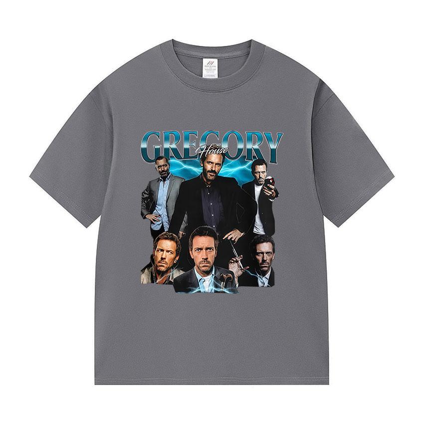 Dr Gregory House MD Funny Meme T Shirt Unisexs Gothic Fashion Short Sleeve Tshirts Vintage High Quality Cotton Tshirt Streetwear