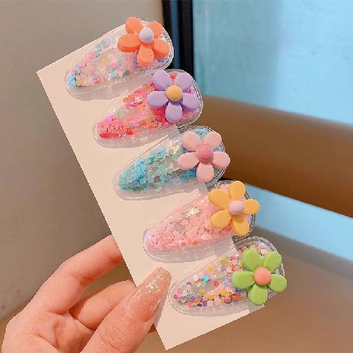 Summer Cute Cartoon Fruit Hairpin Children Girls Hair Clip Broken Hair Side Clips Bangs Clip for Little Girls Sweet Headwear New