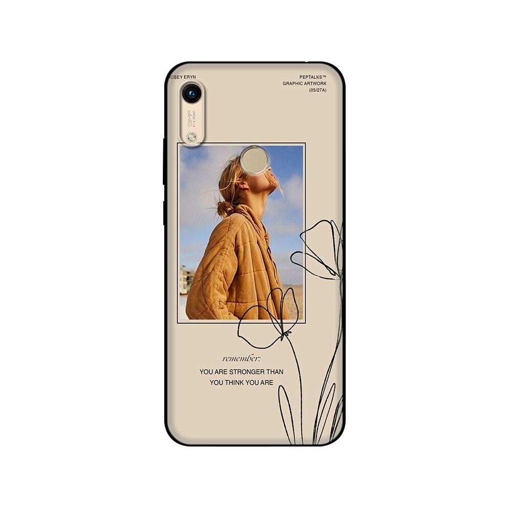 For Honor 8A Case For Huawei Honor 8A Prime Case Silicon TPU Back Cover Phone Case Black Tpu Casepink Anime Space Car