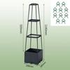 1 Packs Tomato Planter With Trellis, Self Watering Tomato Cages For Garden Pots,  Self Watering Tomato Plant Support Cage For