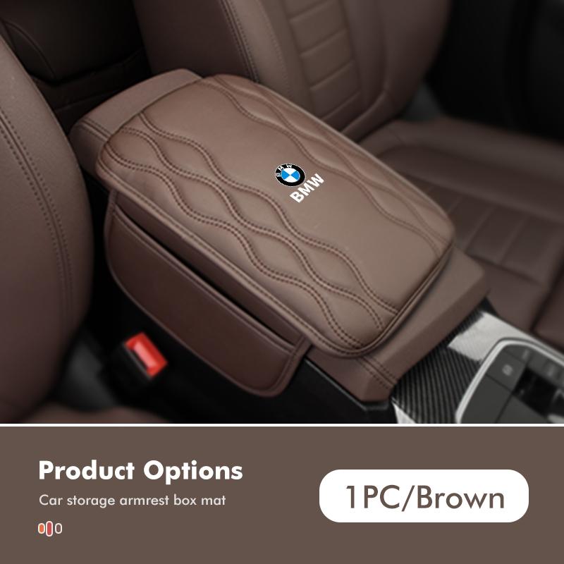 For BMW Car Armrest Box Pad Center Console Arm Rest Protector Cover Storage Pocket Elbow Rest Cushion X3 X5 M5 M3 E46 E90 E60 YELHQ1