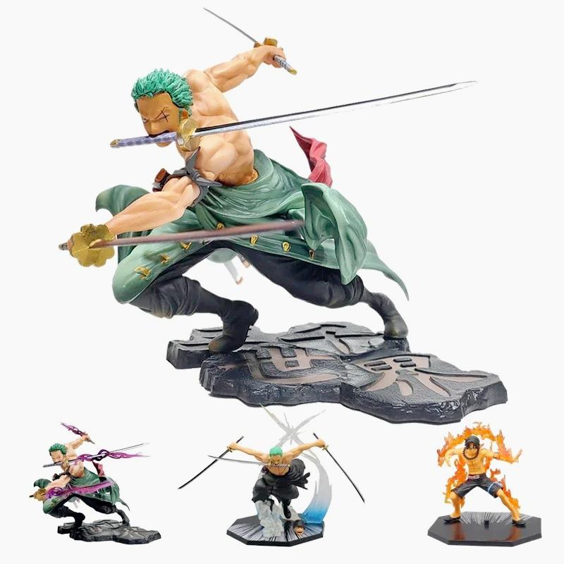 Figurine One Piece Luffy Roronoa Zoro Trois Lames Sa-maximum Manga Anime Statue PVC Action Collection Modèle Jouets