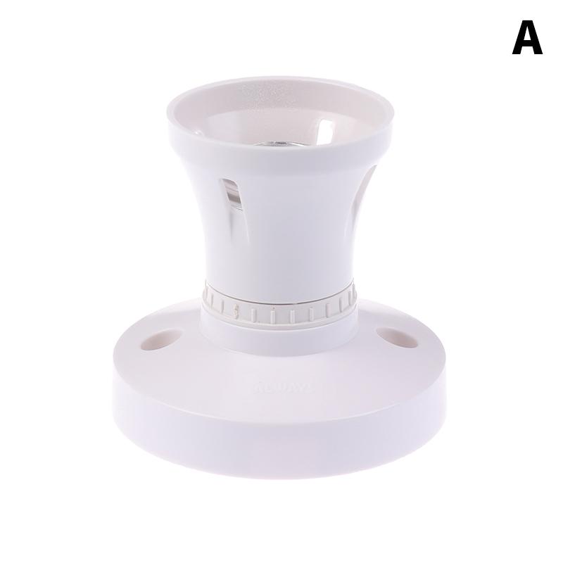 High-Power E27 Screw Ceiling Lamp Head Led Lamp Holder Desktop Led Lighting Base Socket Home Heat Resistant Round Lamp Holder